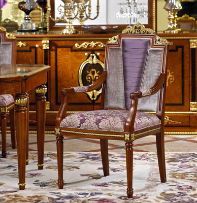 Dining table 8 Chairs Chair Dining room Suite Baroque Rococo Tables Table