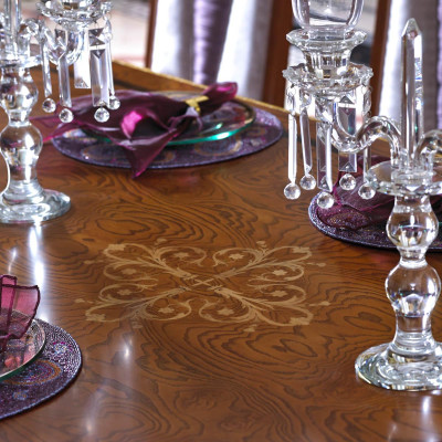 Dining table 8 Chairs Chair Dining room Suite Baroque Rococo Tables Table