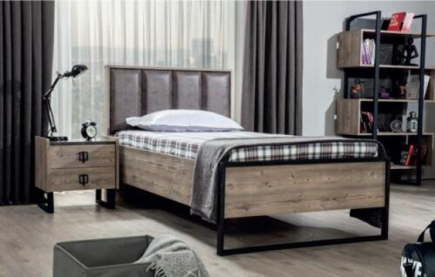 Youth Room Loft Childrens room Set Bedside table Bookshelf Desk Wardrobe