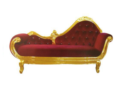 Chaise Longue Lounger Relax Sofa Armchair Classic Baroque Rococo Art Nouveau Royal