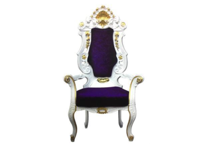 Throne Armchair Royal Upholstery Chesterfield Velvet 1 Seater Antique Style Chairs