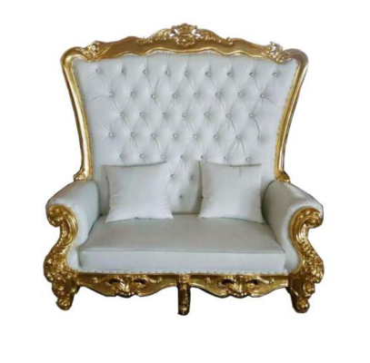 Throne Sofa Couch Royal Upholstery Chesterfield Velvet Antique Style Two-seater
