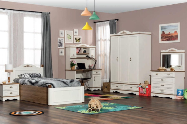 Childrens bed Childrens room Bed Bedroom Design Luxury Furniture Wood Youth Room