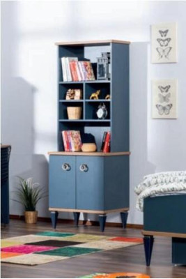 Blue's Childrens room Set Bed Bedside table Wardrobe Shelf Desk new