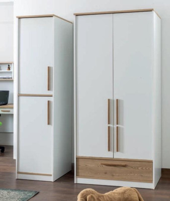 Modern youth room set Bed Bedside table Bookshelf Table Bedroom 5 pieces.