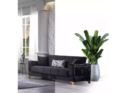 Sofa 3-Seater Couch Fabric Sofa Seat Furniture Upholstered Sofa Lounge Sofa Armrest