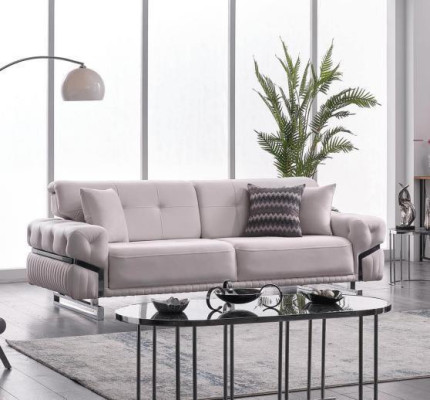 Living room sofa set three seater armchair luxury couch set 3+1 seater