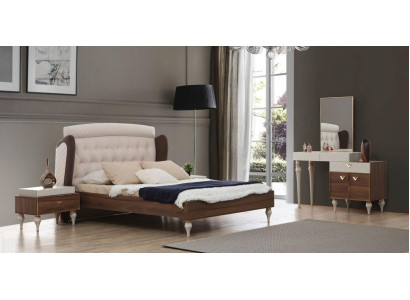Complete e Bedroom Furnishings with Bed Nightstands and Dressing Table