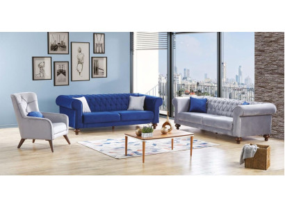 Sofa set 3+3+1 Seater Sofa Armchair Sofas Suite Seat Luxury new Set