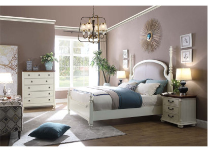Bed Bedside table Chest of drawers 3 pcs. Bedroom Set Design Modern Luxury Beds new