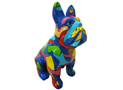 Design Figures Sculptures Modern Bulldog Sculpture Decorative Decoration Garden