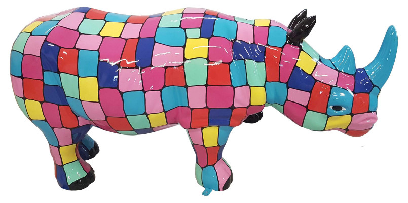 Designer Abstract Figure Modern Figures Decoration Rhino Garden Sculptures