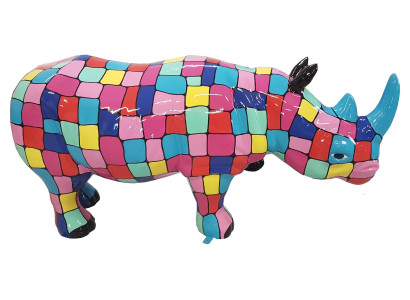Designer Abstract Figure Modern Figures Decoration Rhino Garden Sculptures