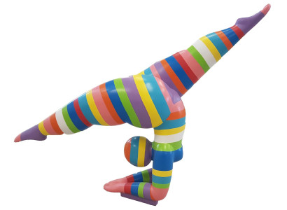 Design Figures Sculptures Modern Abstract Sculpture Woman Acrobat Decoration
