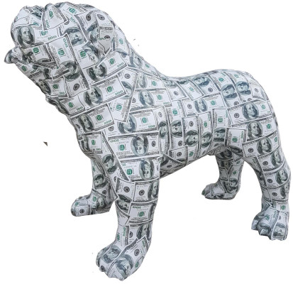 Designer Figure Statue Modern Figures Decoration Dog Garden Sculpture Sculptures