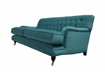 Sofa 3 Seater Fabric Design Couch Upholstery Sofas Textile Modern Chesterfield 1