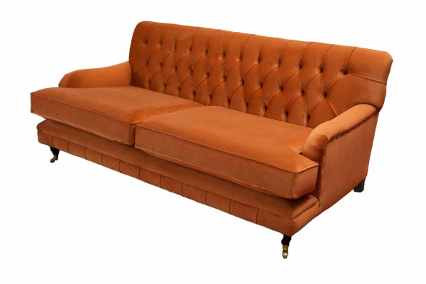 Three Seater Sofa 3 Seat Fabric Chesterfield Modern Design Living room Couch