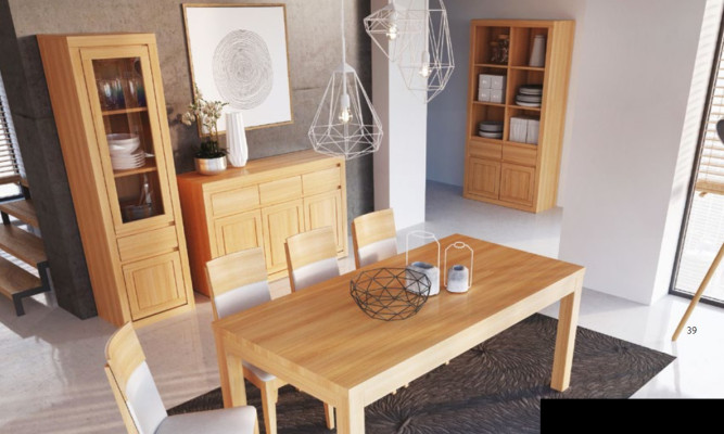 Living room Suite Group 8 pieces. Set Chest of drawers 4 armchairs Display case Sideboard new