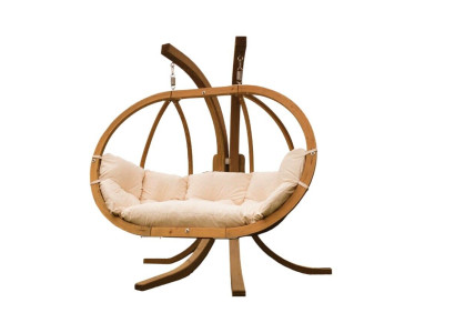 Lounge Club Hanging Chair Mat Garden Patio Armchair Chair Wood Furniture Handcraft