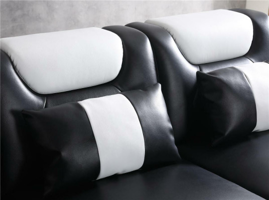 Sofa LED Lighted Corner sofa Living room Leather Couch Seat Upholstery