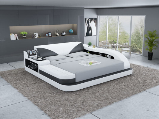Multifunction Bed Double Beds Modern Bed frame Beds 180x200cm