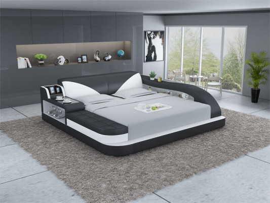 Multifunction Bed Double Beds Modern Bed frame Beds 180x200cm