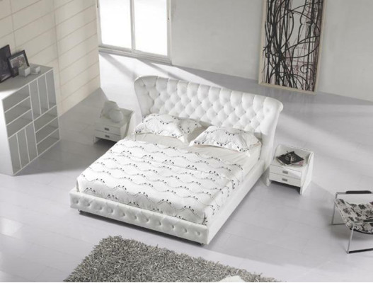 Box spring bed Designer Upholstered bed Bed Beds Hotel Chesterfield hotel bed