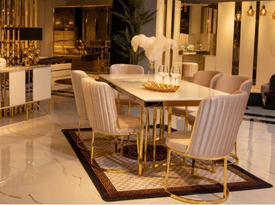 Modern 6x Chairs Dining room chair Luxury 6x Chairs Set designer chairs