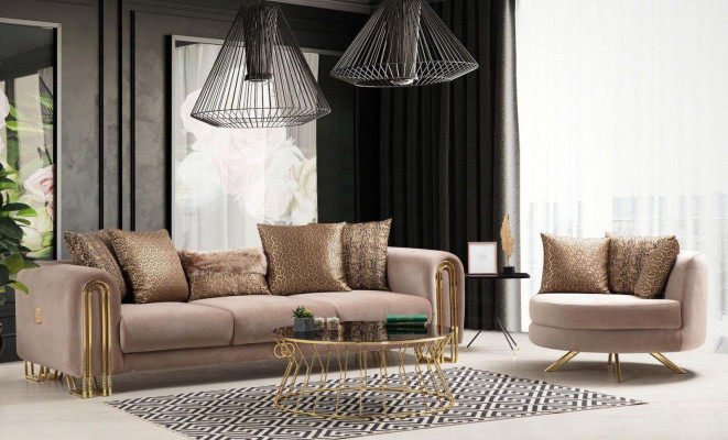 Designer Couches Upholstery Sofa Sofas 3 Seater Three Seater Fabric Sofa Living room new