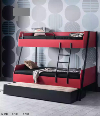 Youth bed Childrens bed Kids Design Modern Bed Childrens room Wood Beds