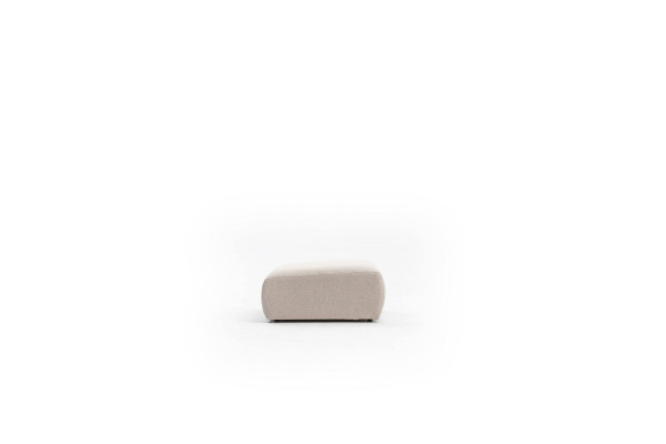 Stool Beige Living room Upholstery Textile Furniture Furniture Ottoman Couch
