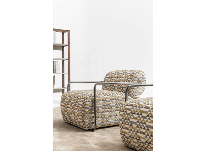 Armchair Design Modern Living room 1 Seater Luxury Upholstered Armchair Furniture Relax Club