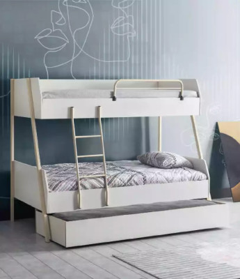 Youth Bed White Childrens bed Design Modern Bed Childrens room Furniture