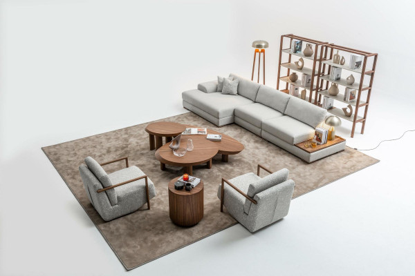 Sofa Couch Upholstery Furniture Living landscape Gray Corner suite Soft Couches