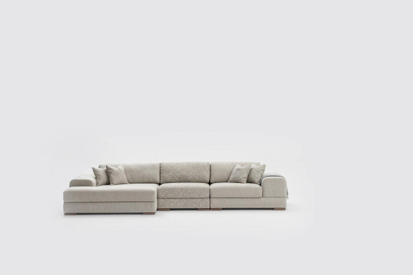 Corner sofa L-shape Living landscape Luxury Gray Sofa Couch Modern Furniture