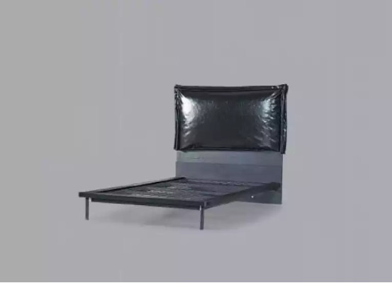 Designer children's bed youth bed metal furniture with soft 120x200cm