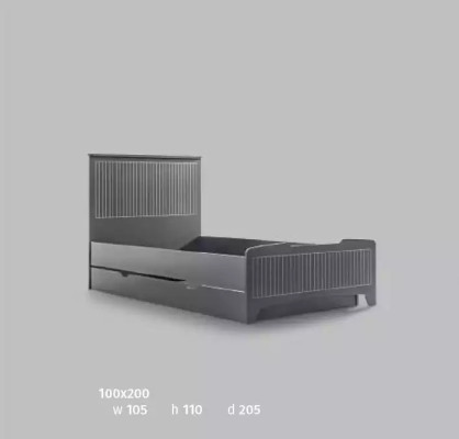 Modern Furniture Design Children's Beds Bed Black 100x200cm