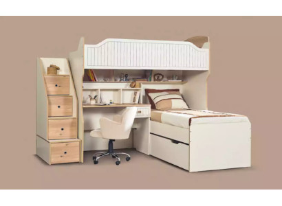 Bunk bed Loft bed Bed Double bunk bed with Desk Two Beds