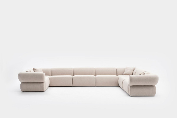 Sofa U-shape Living room Luxury Living landscape Design Upholstery Corner sofa Furniture