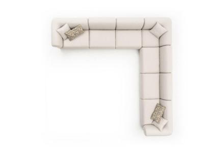 Sofa L-shape Upholstery Couch Living room Modern Furniture 405x405cm Sofas Corner sofa