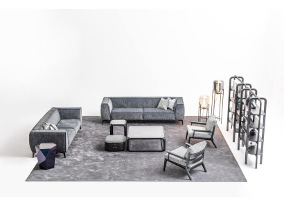 Sofa set 431 Seater Sofas Armchair Luxury Suite xxl Fabric Sofa Furniture