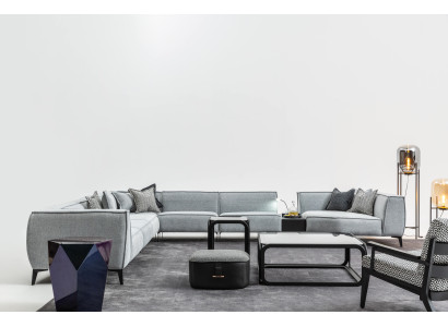 Corner sofa U-shape Living room Upholstery Sofas Couch Furniture Style Sofa Couches