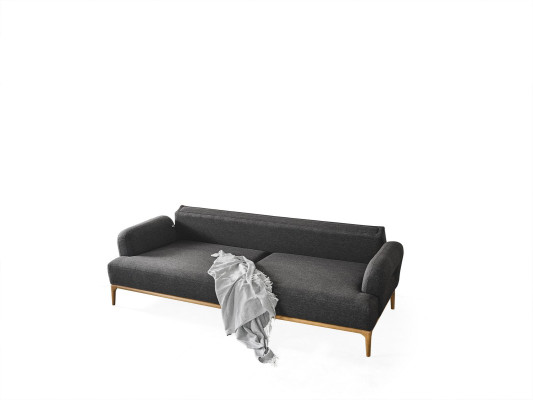 Four Seater Sofa 4 Seater Sofas Modern Design Fabric Polyester Gray new