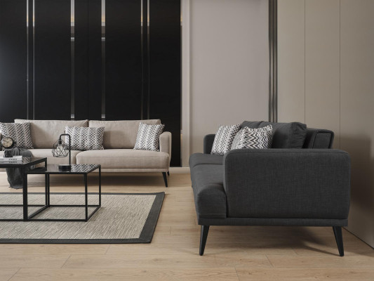 Four Seater Sofa 4 Seater Sofas Fabric Gray Modern Seater Living room new