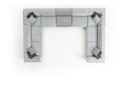 Corner sofa U-shape Living room Modern Design Big Gray Sofa Couch new