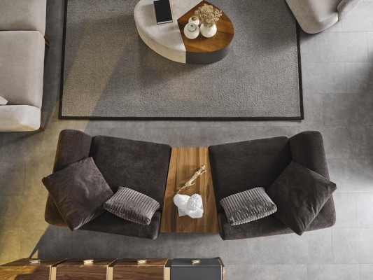 Four Seater Sofa 4 Seater Sofas Modern Design Fabric Polyester Black