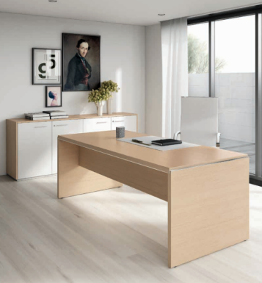 Computer desk beech Office furniture Work table Desk Furnishings Furniture Frezza