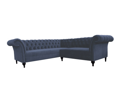 Chesterfield Corner sofa Corner sofa Designer Sofa Couch Velvet Leather Sofa SLIII Sofa №98