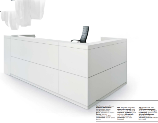 Reception table Office furniture Counter furniture Table Law firm practice Frezza reception tables