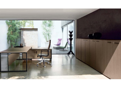 Corner desk Computer Office desk Shelf Desk Table Office Furniture Frezza